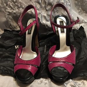 White House | Back Market, Platform Sandal, Sz 7.5